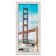 7x46 Frame White Picture Frame - Complete Modern Photo Frame Includes UV Acrylic Shatter Guard