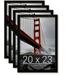 20x23 Black Picture Frame for Puzzles Posters Photos or Artwork Set of 4
