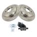 2011-2020 Jeep Grand Cherokee Rear Brake Pad and Rotor Kit - TRQ BKA10974