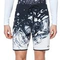 Oakley Men's Boardshort 19 Board Shorts, Black Marble Print, 32A