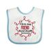 Inktastic I Love My Friend Heart Health Awareness Boys or Girls Baby Bib