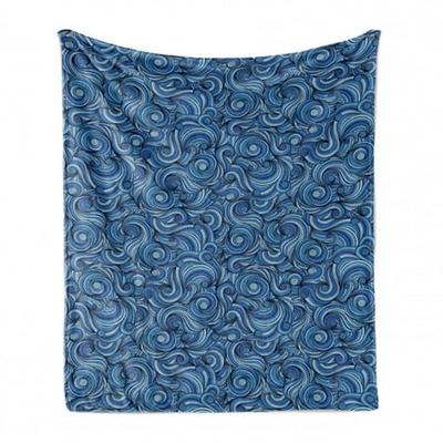 Ambesonne Garden Art Soft Flannel Fleece Throw Blanket Multicolor Cozy Plush for Indoor and Outdoor Use 50 x 70 Abstract Hand-Drawn Painting Style Flowers Botanical and Exotic Summer Nature 
