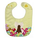 Easter Eggs Chinese Crested Cream Baby Bib