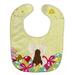 Easter Eggs Chinese Crested Cream Baby Bib