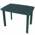 Patio Table Green 39.8 x26.8 x28.3