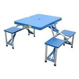 OnlineGymShop Outdoor Portable Picnic Table with Seats