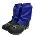 1 Pair Waterproof Outdoor Walking Climbing Snow Legging Gaiters ski gaiters Riding Foot Cover Blue