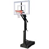 OmniJam II Steel-Acrylic-HDPE Portable Basketball System Black