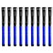 Winn Dri-Tac Midsize (+1/16 ) Black/Blue - 9 Piece Golf Grip Bundle