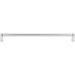 Top Knobs Pennington 11-3/8 Inch Center to Center Handle Cabinet Pull - Polished Chrome