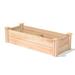 48 in x 16 in Premium Cedar Wood Raised Garden Bed - 16 in W x 48 in L x 11 in H