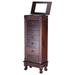 Classic 7-Drawer Jewelry Armoire Wood Storage Chest Cabinet - 14.8" x 9" x 38.6" (L x W x H)