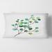 Designart 'Young Eucalyptus Leaves and Branches IV' Traditional Printed Throw Pillow