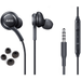 OEM InEar Earbuds Stereo Headphones for Maxwest Gravity 6 Plus Cable - Designed by AKG - with Microphone and Volume Buttons (Black)