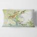 Designart 'Flowers and Birds In Rustic Scenery' Traditional Printed Throw Pillow