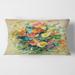 Designart 'Vintage Fresh Flowers Bouquet Of Wildflowers' Traditional Printed Throw Pillow