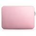 POSECA 15 Inch Waterproof Thickest Soft Sleeve Bag Case Protective Slim Laptop Case Soft Carrying Bag Zipper Cover for Notebook Computer-Pink