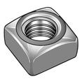 ZORO SELECT U11122.025.0001 1/4"-20 Carbon Steel Plain Finish Square Nut -