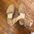 Free People Shoes | Free People Espadrille Buckle Shoes | Color: Brown/Tan | Size: 7