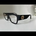 Gucci Accessories | Authentic Black Gucci Eyewear (Rx Lenses) | Color: Black | Size: Can Measure Upon Request.