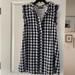 Anthropologie Dresses | Gingham Dress With Scalloped Sleeves. Perfect For Summer | Color: Blue/White | Size: L