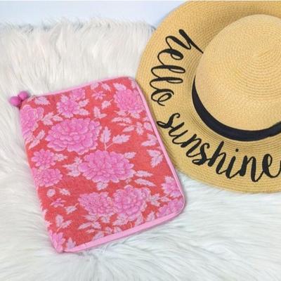 Anthropologie Accessories | Fair Trade Floral Tablet E-Reader Sleeve Wool | Color: Pink/Red | Size: Os