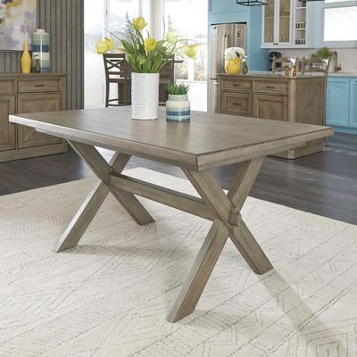 Mountain Lodge Gray Table, Dining by Homestyles in...