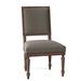 Fairfield Chair Lila Upholstered Side Chair Upholstered in Green/Brown | 39 H x 23.25 W x 24.5 D in | Wayfair 8840-05_9953 22_Tobacco