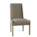 Fairfield Chair Libby Langdon Upholstered Side Chair Upholstered, Linen in Brown | 39 H x 23.75 W x 28.5 D in | Wayfair 6450-05_3152 72_Hazelnut