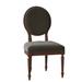 Fairfield Chair McGee Side Chair Upholstered/Fabric in Green/Brown | 40.75 H x 21.5 W x 25 D in | Wayfair 8833-05_9953 35_Walnut