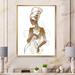 East Urban Home African American Woman Portraits - Graphic Art on Canvas Metal in Brown | 32 H x 24 W x 1 D in | Wayfair