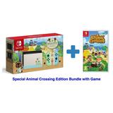 New Nintendo Switch Console Animal Crossing: New Horizons Edition Bundle with Animal Crossing: New Horizons NS Game Disc (Game Included)