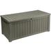 DWVO Outdoor Storage Deck Box Backyard Patio Big Container Box Weatherproof Brown
