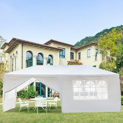 Best Selling Screen Canopy Tent Segmart 10 X 20 Outdoor Wedding Party Tent With 6 Sidewalls 2021 Upgraded White Backyard Tent For Outsides Patio Screen Gazebo Tent For Garden Camping Grill Lll585