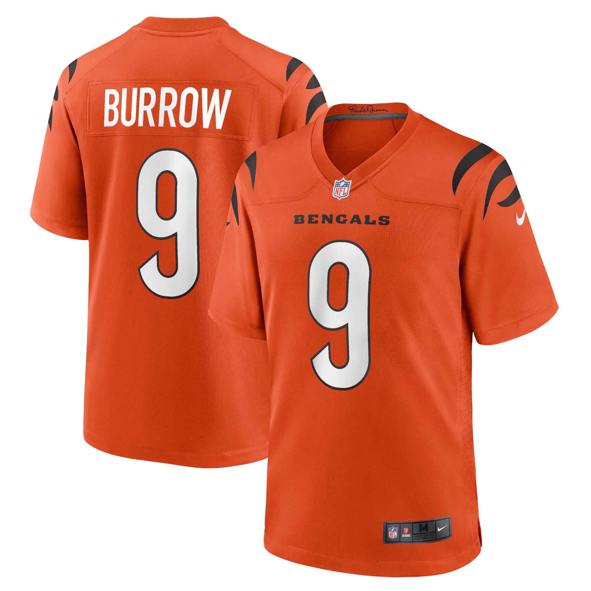 Cincinnati Bengals Nike Game Ausweichtrikot - Orange - Joe Burrow - Herren Image