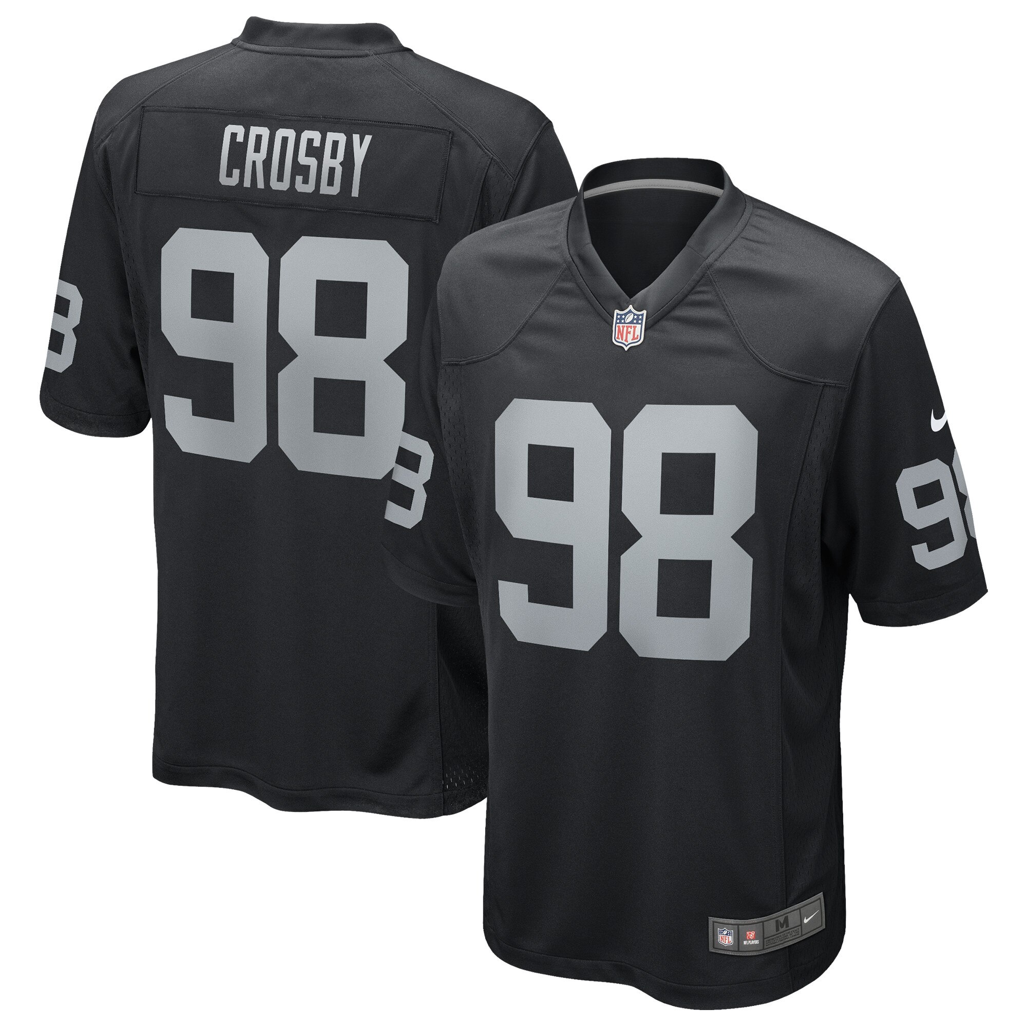 Las Vegas Raiders Nike Game Heimtrikot - Schwarz - Maxx Crosby - Herren Image