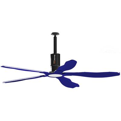 Schwank MonsterFans Style Series MF-ST08-BU 8' Blue Commercial Ceiling Fan with Key Pad Controls