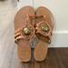Jessica Simpson Shoes | Jessica Simpson Brown Leather Sandals | Color: Gold/Tan | Size: 5.5
