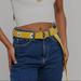 Urban Outfitters Accessories | 2 Left - New Urban Outfitters Floral Hippie Boho Belt | Color: Orange/White | Size: Os