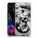 Head Case Designs Officially Licensed Riza Peker Skulls 6 Black And White 2 Soft Gel Case Compatible with LG G8 ThinQ