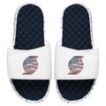 Men's ISlide Navy/White Portland Trail Blazers Americana Slide Sandals