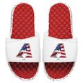 Men's ISlide White/Red Arizona Diamondbacks Americana Slide Sandals