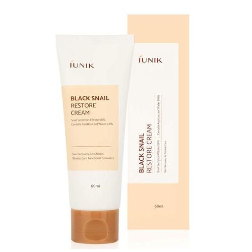 iUnik - iUnik Black Snail Restore Cream Gesichtscreme 60 ml