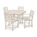 POLYWOOD La Casa Caf 5-Piece Farmhouse Arm Chair Dining Set