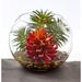 Nearly Natural Succulent Artificial Plant in Round Vase