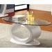 Opelle Modern 47-inch Glass Top O-shaped Coffee Table by Furniture of America