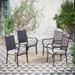 Sophia & William Patio Dining Chairs, 4 Rattan Chairs with Cushions