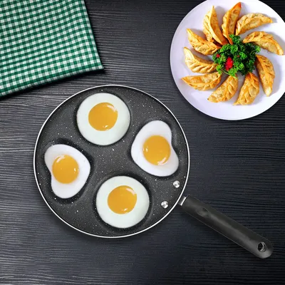 Marmite à frire antiadhésive à 4/5/7 trous poêle à omelette épaisse créative crêpes aux œufs