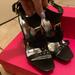 Jessica Simpson Shoes | Jessica Simpson Gladiator Heels 7.5 | Color: Black | Size: 7.5