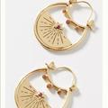 Anthropologie Jewelry | Anthropologie Constellation Cut-Out Hoop Earring | Color: Gold | Size: Os